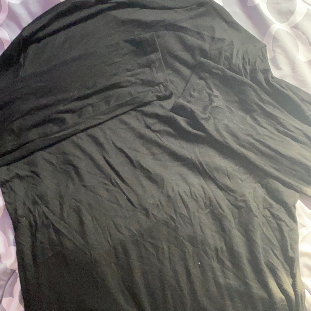 black long sleeve shirt